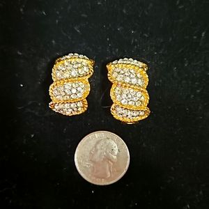 90s gold earrings